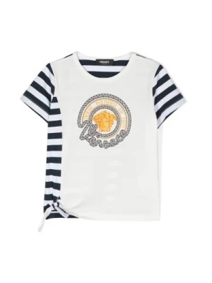 Zdjęcie produktu Nautyczna Koszulka Dziecięca z Motywem Meduzy Versace