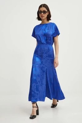 Zdjęcie produktu Never Fully Dressed sukienka Erin Dress kolor niebieski maxi rozkloszowana NFDDR1498