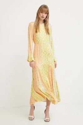 Zdjęcie produktu Never Fully Dressed sukienka kolor żółty maxi rozkloszowana