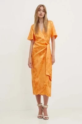 Zdjęcie produktu Never Fully Dressed sukienka Vienna kolor pomarańczowy maxi prosta NFDDR1533
