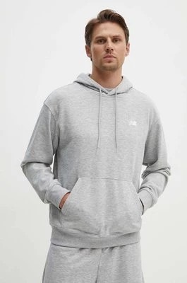 Zdjęcie produktu New Balance bluza Sport Essentials męska kolor szary z kapturem melanżowa MT41508AG