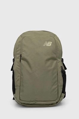 Zdjęcie produktu New Balance plecak LAB23091DEK kolor zielony duży gładki LAB23091DEK