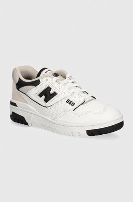 Zdjęcie produktu New Balance sneakersy skórzane 550 kolor biały BB550ESI