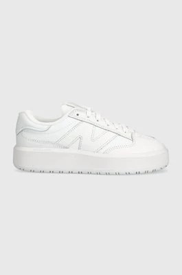 Zdjęcie produktu New Balance sneakersy skórzane kolor biały CT302CLA