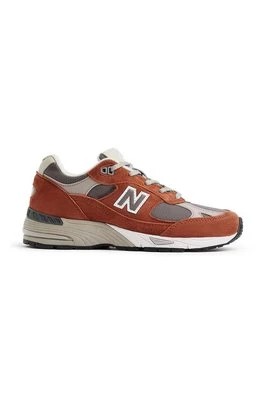 Zdjęcie produktu New Balance sneakersy W991PTY Made in UK kolor brązowy