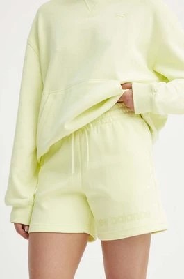 Zdjęcie produktu New Balance szorty damskie kolor zielony gładkie high waist WS41550LLT