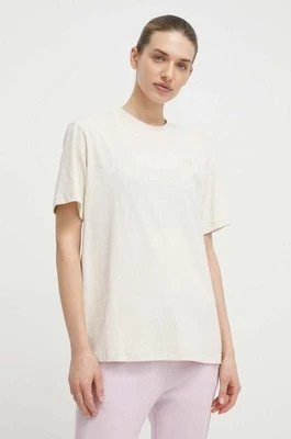Zdjęcie produktu New Balance t-shirt bawełniany WT41501LIN damski kolor beżowy