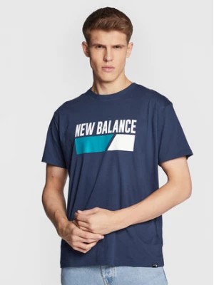 Zdjęcie produktu New Balance T-Shirt MT23901 Granatowy Relaxed Fit