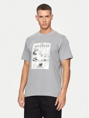 Zdjęcie produktu New Balance T-Shirt Poster MT41595 Szary Regular Fit