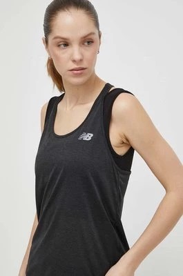 Zdjęcie produktu New Balance top treningowy WT41250BKH kolor czarny WT41250BKH