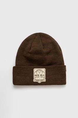 Zdjęcie produktu New Era czapka kolor brązowy