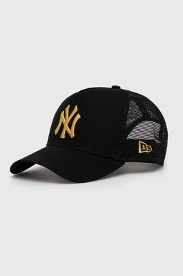 Zdjęcie produktu New Era czapka z daszkiem NEW YORK YANKEES kolor czarny z aplikacją 60503581