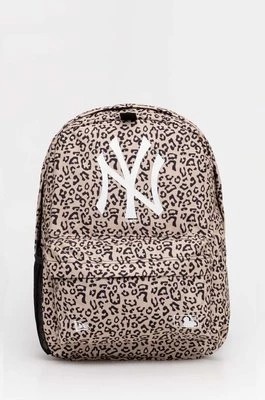Zdjęcie produktu New Era plecak AOP NEW YORK YANKEES kolor beżowy duży wzorzysty 60503766