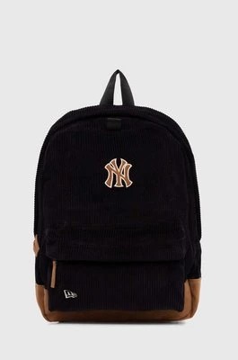 Zdjęcie produktu New Era plecak bawełniany CORD NEW YORK YANKEES kolor czarny duży z aplikacją 60503797