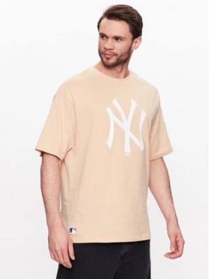 Zdjęcie produktu New Era T-Shirt Unisex New York Yankees Mlb League Essential 60332281 Beżowy Oversize