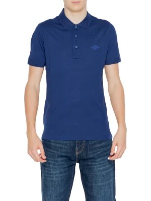 Zdjęcie produktu Niebieska koszula krótki rękaw mężczyźni Replay
