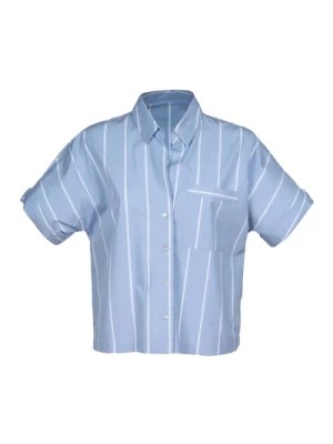 Zdjęcie produktu Niebieska Koszula w Paski Hawaii Iblues