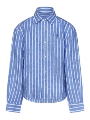 Zdjęcie produktu Niebieska Koszula w Paski z Lnu Ralph Lauren