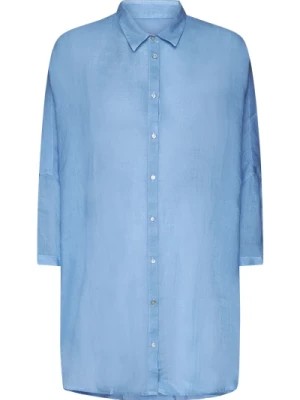 Zdjęcie produktu Niebieska Koszula z Lnu 120% Lino