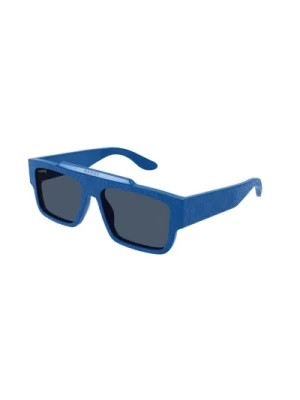 Zdjęcie produktu Niebieska Ramka Niebieskie Soczewki Okulary przeciwsłoneczne Gucci