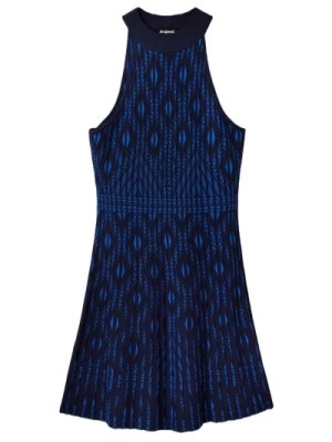 Zdjęcie produktu Niebieska Sukienka Letnia Bez Rękawów Desigual