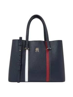 Zdjęcie produktu Niebieska Torba Emblem Satchel Tommy Hilfiger