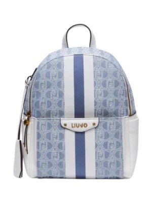 Zdjęcie produktu Niebieska torba wiaderko plecak Liu Jo