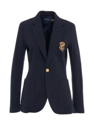 Zdjęcie produktu Niebieski Aw23 Blezer Damski, Elegancki i Wygodny Ralph Lauren