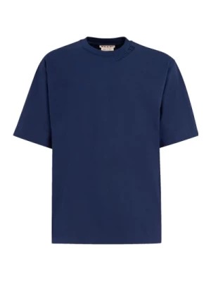 Zdjęcie produktu Niebieski Bawełna Logo T-shirt Marni