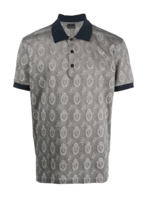 Zdjęcie produktu Niebieski Casual T-shirt z Okrągłym Dekoltem Billionaire