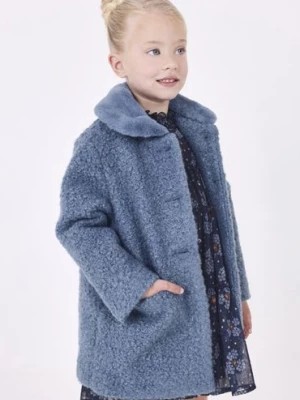 Zdjęcie produktu Niebieski płaszcz dziewczęcy Mayoral