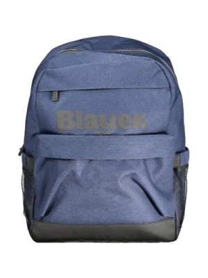 Zdjęcie produktu Niebieski Plecak z Laptopem z Poliestru Blauer