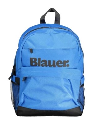 Zdjęcie produktu Niebieski Plecak z Poliestru z Wieloma Przegródkami Blauer