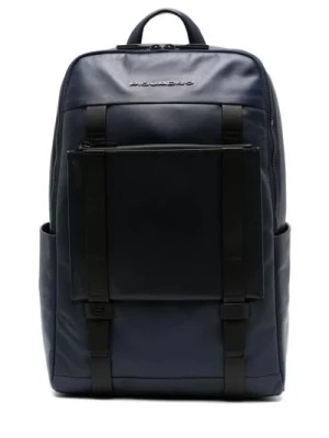 Zdjęcie produktu Niebieski Skórzany Plecak na Laptopa Piquadro