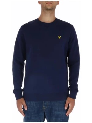 Zdjęcie produktu Niebieski Sweter z Długimi Rękawami i Wzorem Lyle & Scott