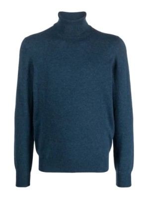 Zdjęcie produktu Niebieski Sweter Z Dzianiny Barba