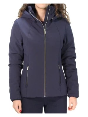 Zdjęcie produktu Niebieski Syntetyczny Płaszcz dla Kobiet YES ZEE