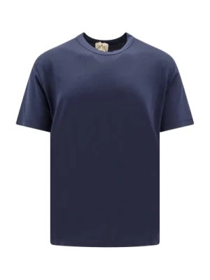 Zdjęcie produktu Niebieski T-shirt z okrągłym dekoltem Ten C