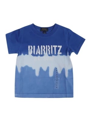 Zdjęcie produktu Niebieski Wielobarwny Sweter T-shirt Ralph Lauren