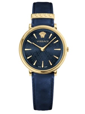 Zdjęcie produktu Niebieski Zegarek Okrągły Versace