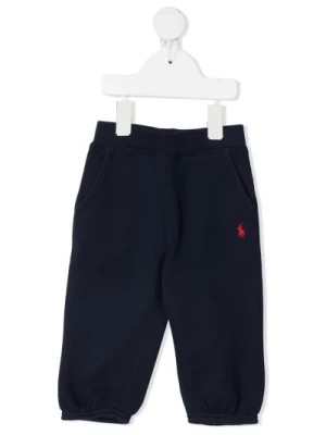 Zdjęcie produktu Niebieskie Bawełniane Joggers dla Chłopców Ralph Lauren