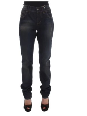 Zdjęcie produktu Niebieskie Boyfriend Fit Jeans John Galliano
