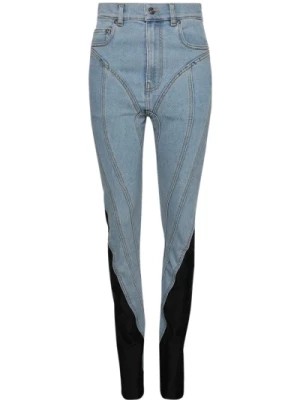 Zdjęcie produktu Niebieskie & Czarne Skinny Jeans Mugler