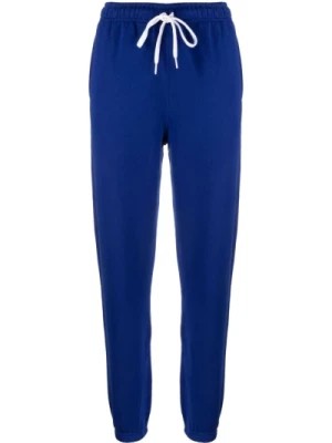 Zdjęcie produktu Niebieskie Fitness Casual Damskie Spodnie Sportowe Polo Ralph Lauren