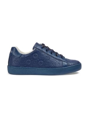 Zdjęcie produktu Niebieskie Geometryczne Buty Sportowe Gucci