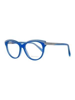 Zdjęcie produktu Niebieskie Okulary Optyczne Motylek Emilio Pucci