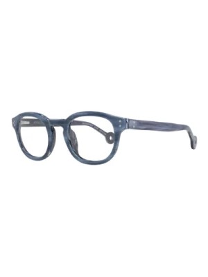 Zdjęcie produktu Niebieskie Okulary Optyczne z Sprężynowym zawiasem Hally & Son