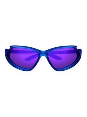 Zdjęcie produktu Niebieskie okulary przeciwsłoneczne dla kobiet Balenciaga