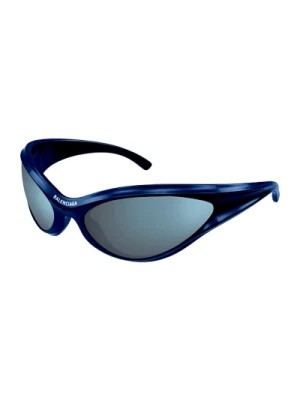 Zdjęcie produktu Niebieskie okulary przeciwsłoneczne dla kobiet Balenciaga