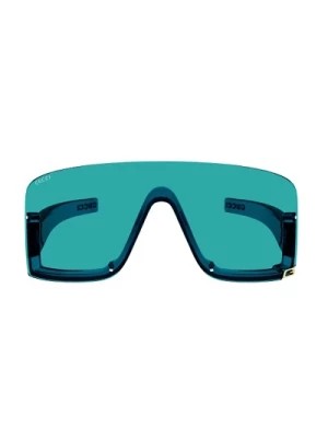 Zdjęcie produktu Niebieskie okulary przeciwsłoneczne dla kobiet Gucci